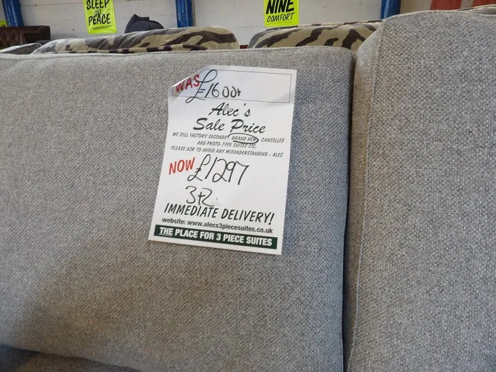 Sofa #252 at Alec's clearance warehouse, Bolton