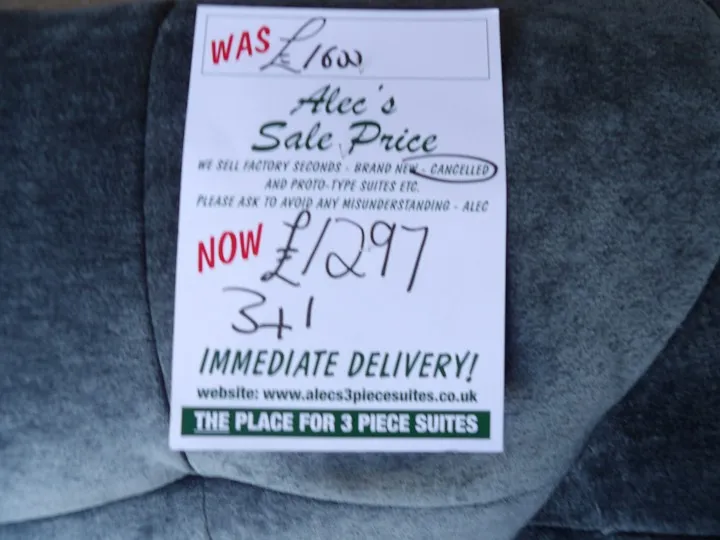 Sofa #104 at Alec's clearance warehouse, Bolton