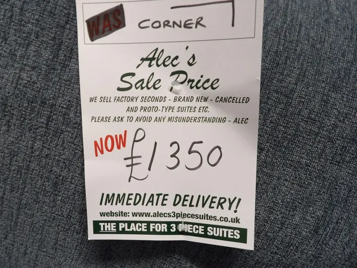 Sofa #70 at Alec's clearance warehouse, Bolton