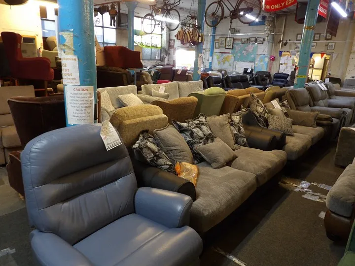 Sofa #9 at Alec's clearance warehouse, Bolton