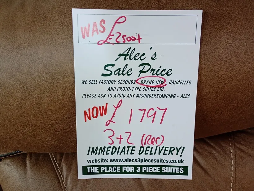 Latest stock at Alec's