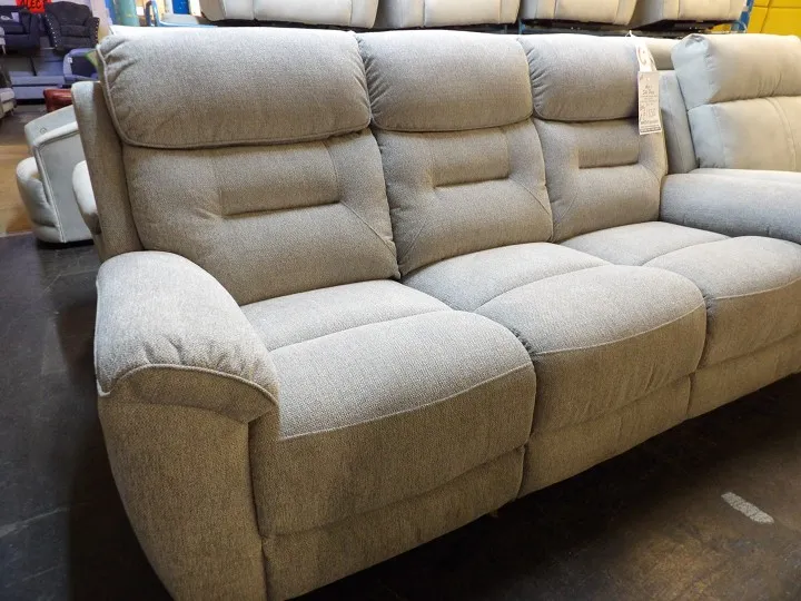 3 Seater and Fabric Recliner Chair Set