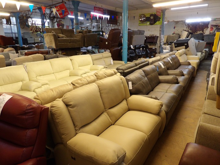 Sofa #1211 at Alec's clearance warehouse, Bolton