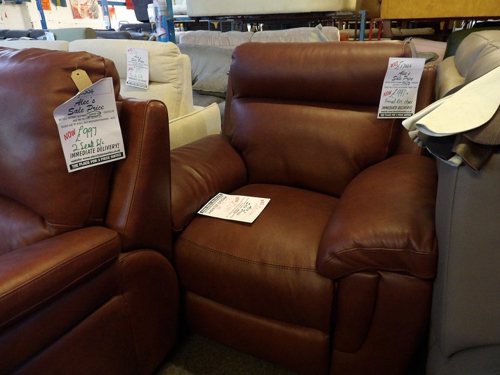 Sofa #2528 at Alec's clearance warehouse, Bolton