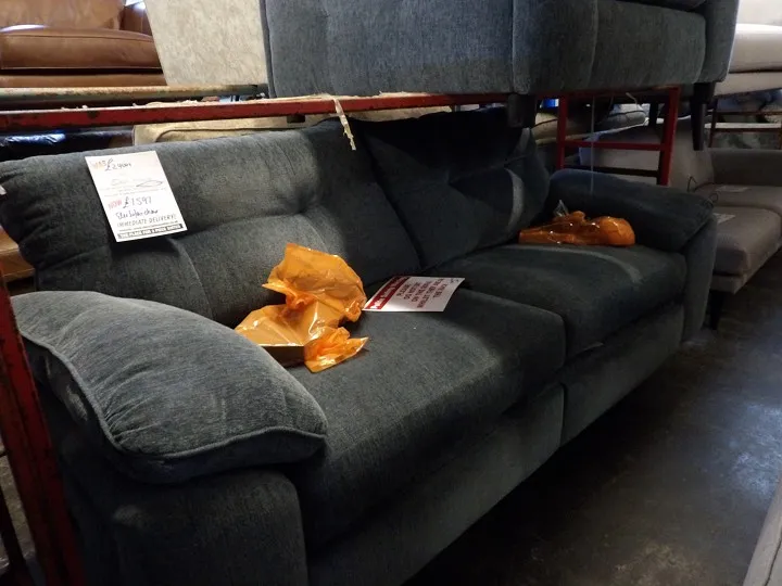 Sofa #2302 at Alec's clearance warehouse, Bolton