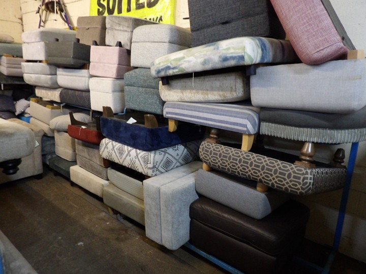 Sofa #2427 at Alec's clearance warehouse, Bolton
