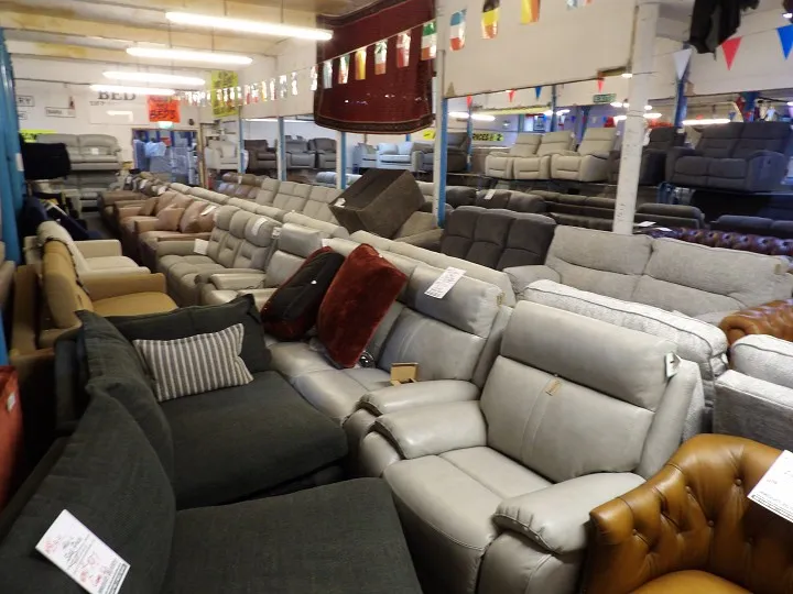 Sofa #2360 at Alec's clearance warehouse, Bolton