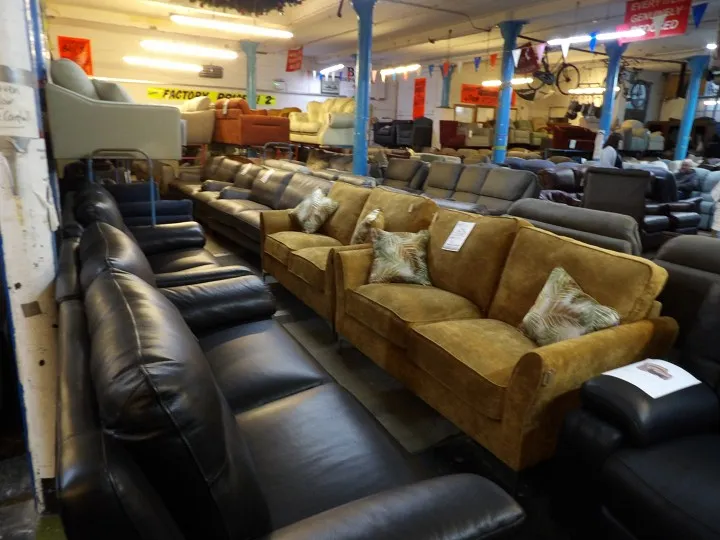 Sofa #2362 at Alec's clearance warehouse, Bolton