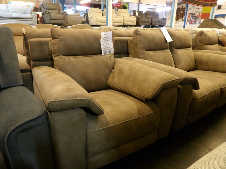 Sofa #2443 at Alec's clearance warehouse, Bolton