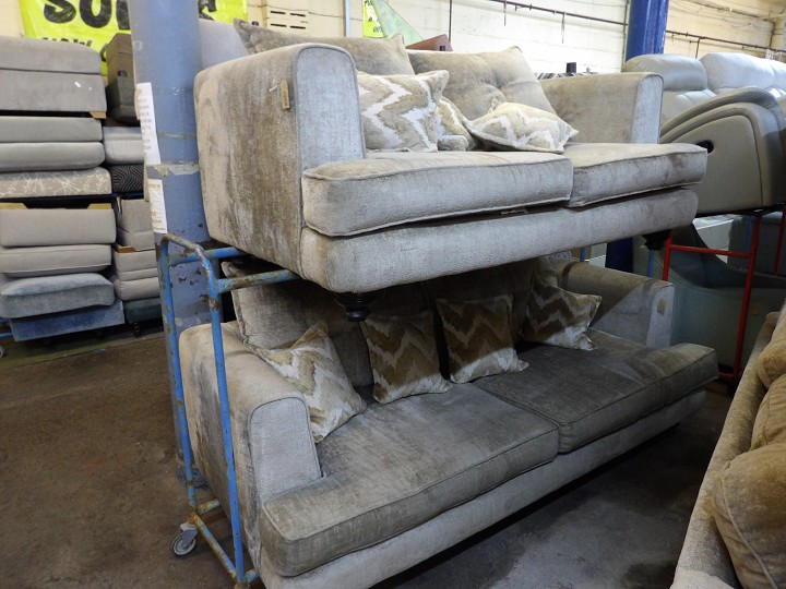 Sofa #2164 at Alec's clearance warehouse, Bolton
