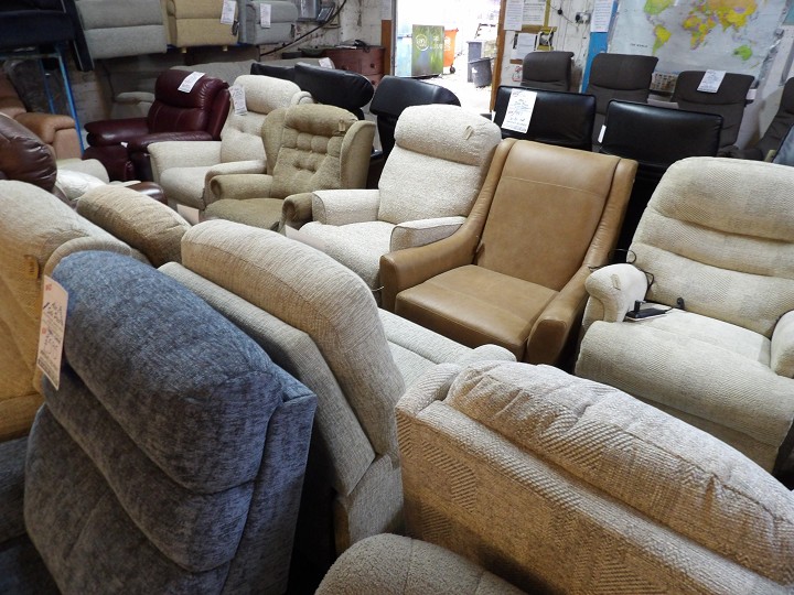 Sofa #2152 at Alec's clearance warehouse, Bolton