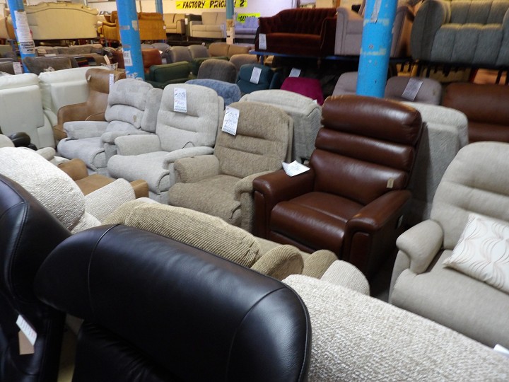 Sofa #2145 at Alec's clearance warehouse, Bolton