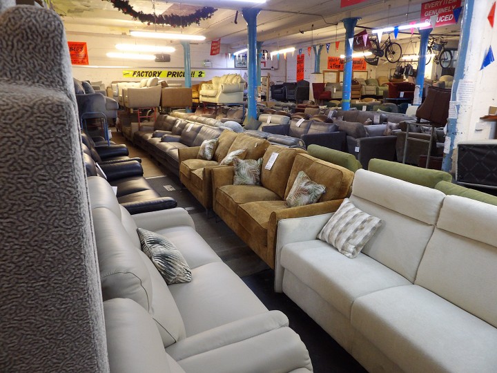 Sofa #2209 at Alec's clearance warehouse, Bolton