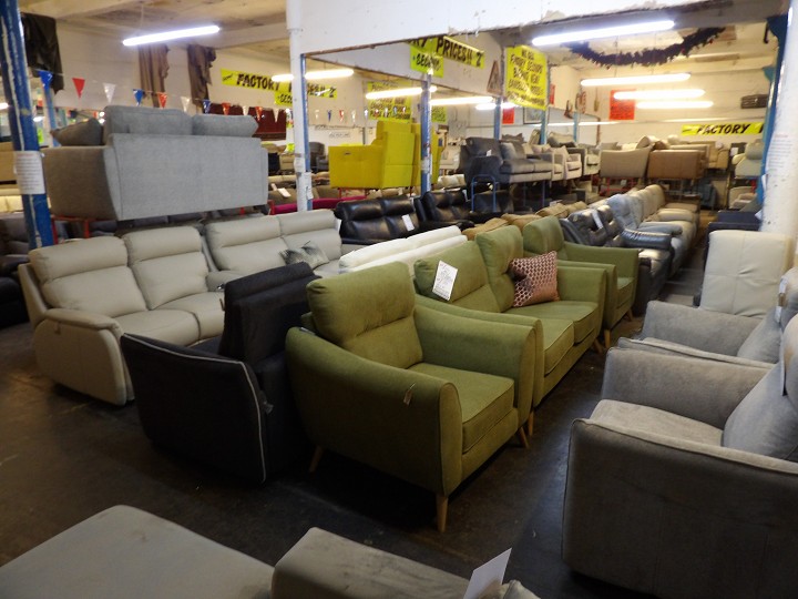 Sofa #2202 at Alec's clearance warehouse, Bolton