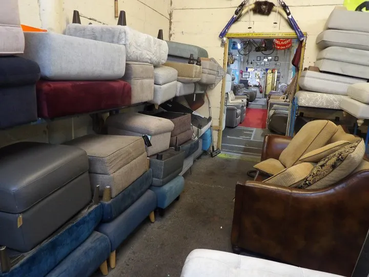 Sofa #13 at Alec's clearance warehouse, Bolton