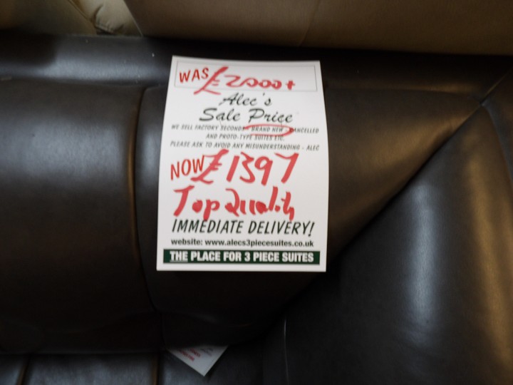 Sofa #687 at Alec's clearance warehouse, Bolton