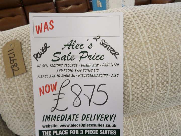 Sofa #672 at Alec's clearance warehouse, Bolton