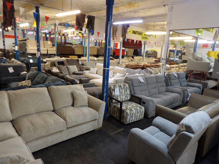 Sofa #658 at Alec's clearance warehouse, Bolton