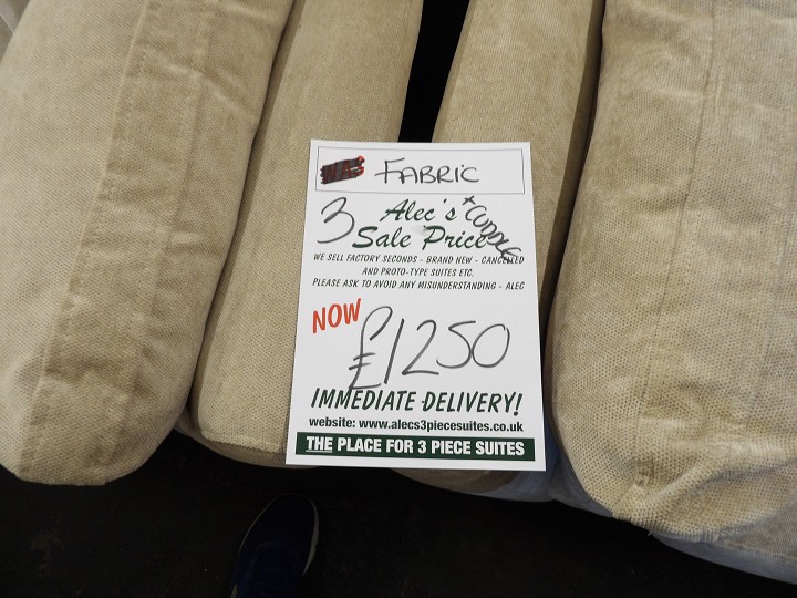 Sofa #731 at Alec's clearance warehouse, Bolton