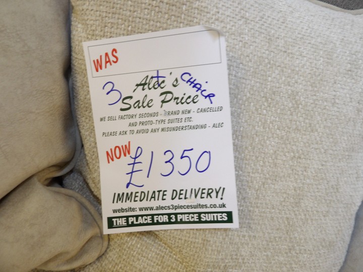 Sofa #702 at Alec's clearance warehouse, Bolton