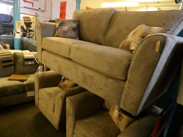 Sofa #802 at Alec's clearance warehouse, Bolton