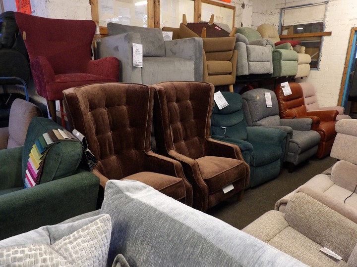 Sofa #1006 at Alec's clearance warehouse, Bolton