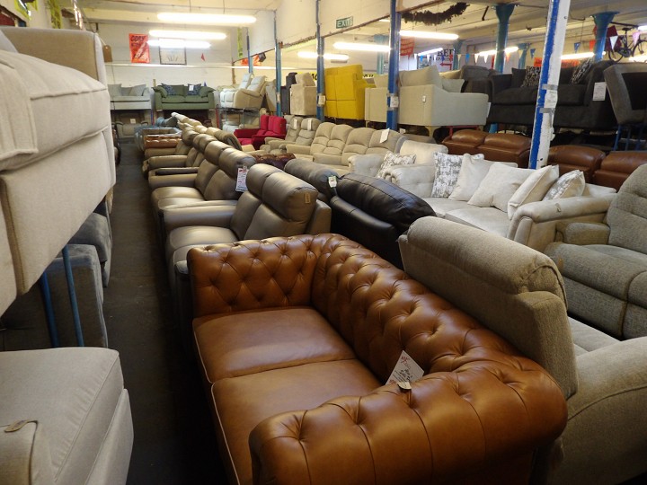 Sofa #982 at Alec's clearance warehouse, Bolton