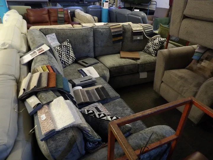 Sofa #853 at Alec's clearance warehouse, Bolton
