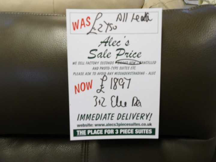 Sofa #496 at Alec's clearance warehouse, Bolton
