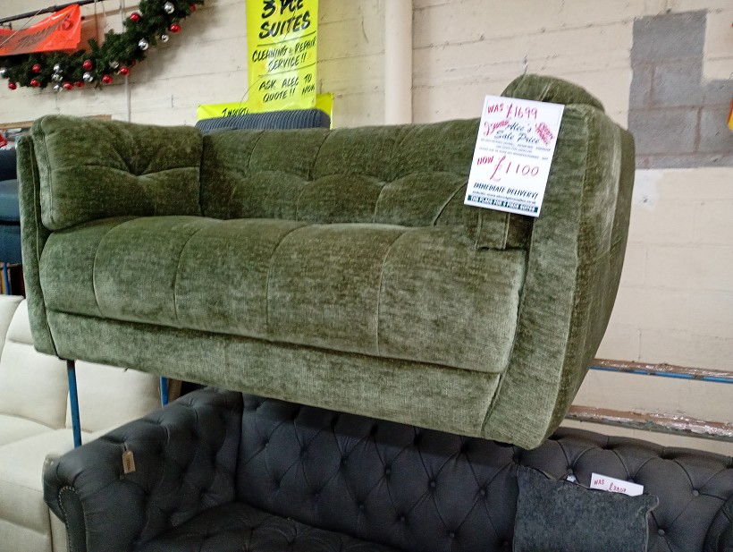 Sofa #259 at Alec's clearance warehouse, Bolton