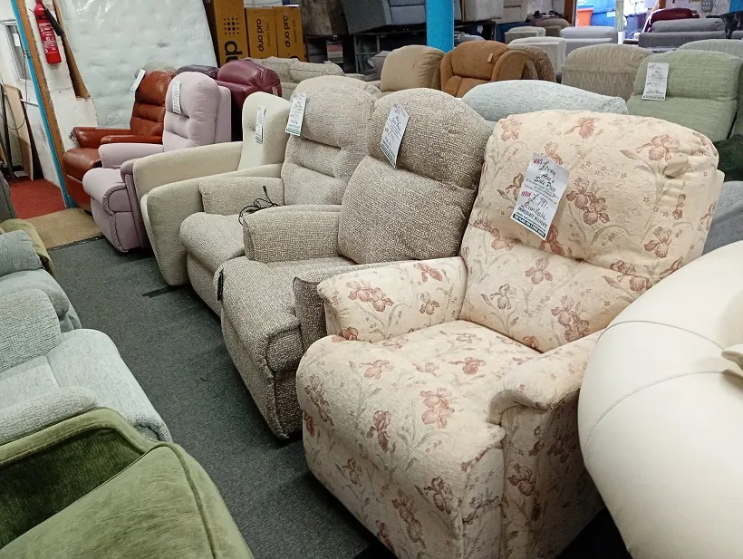 Sofa #28 at Alec's clearance warehouse, Bolton