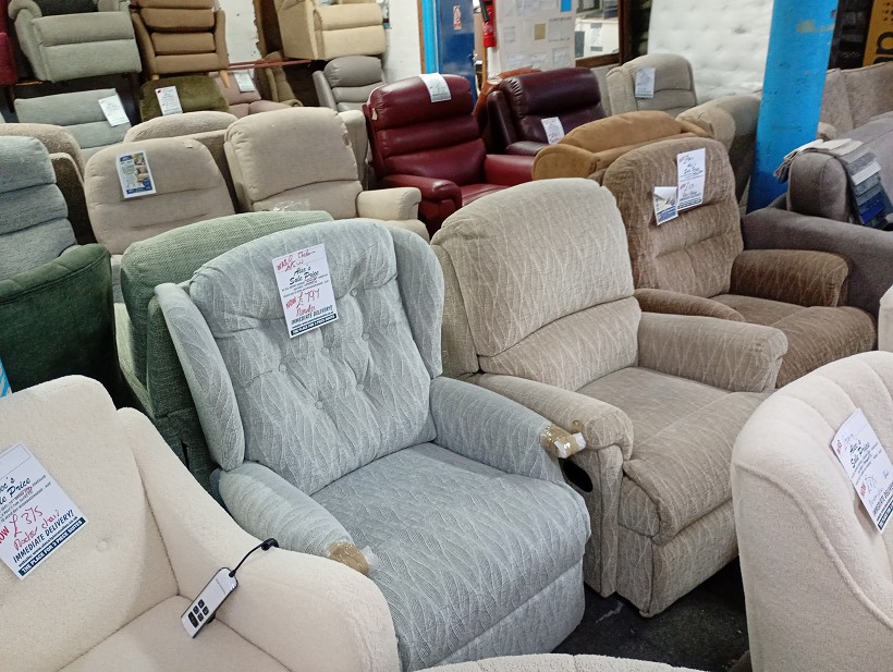 Sofa #211 at Alec's clearance warehouse, Bolton
