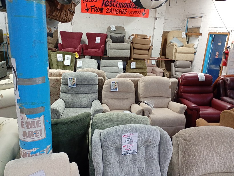 Sofa #205 at Alec's clearance warehouse, Bolton