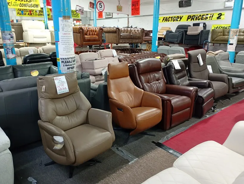 Sofa #15 at Alec's clearance warehouse, Bolton