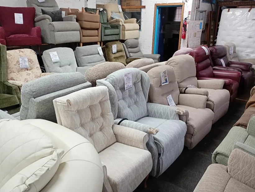 Furniture clearance warehouse showroom