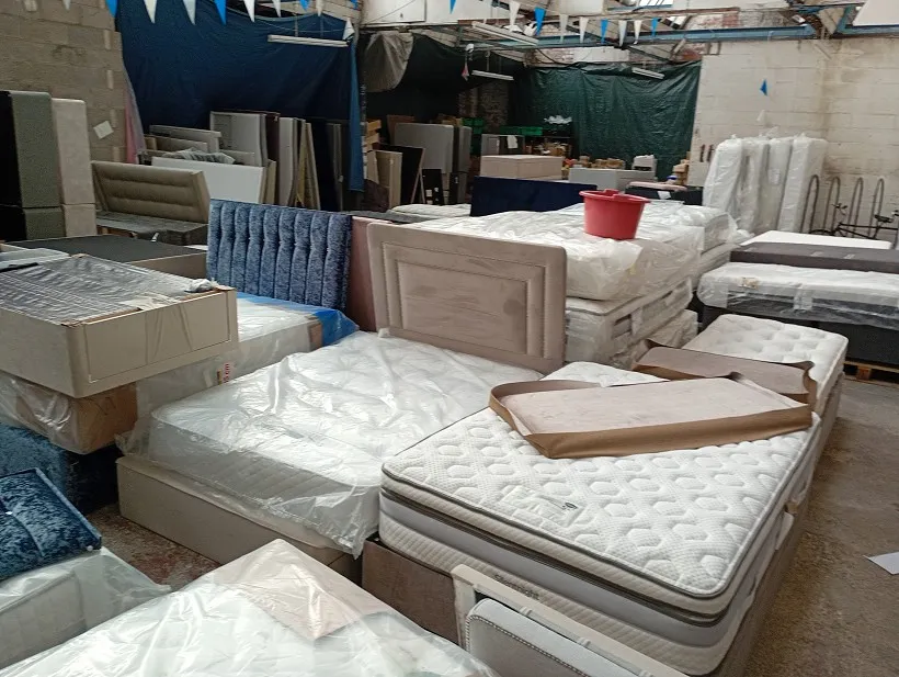 Second hand sofa in stock at Alec's, ready for delivery