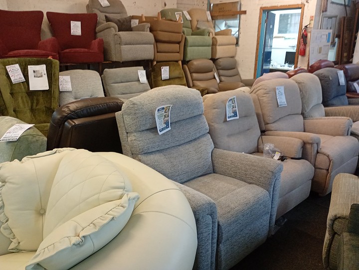 Sofa #833 at Alec's clearance warehouse, Bolton