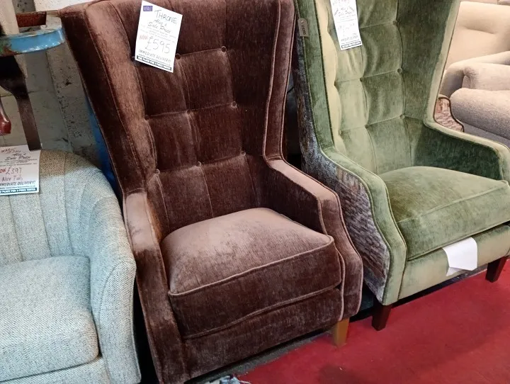 Sofa #1054 at Alec's clearance warehouse, Bolton