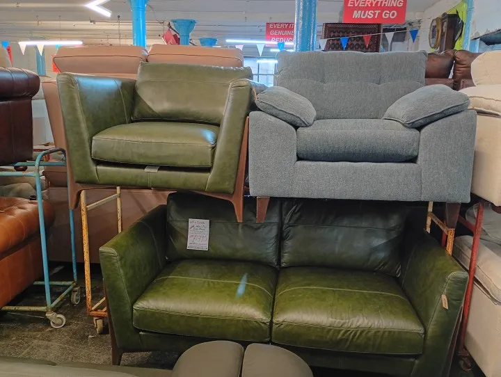Sofa #1033 at Alec's clearance warehouse, Bolton