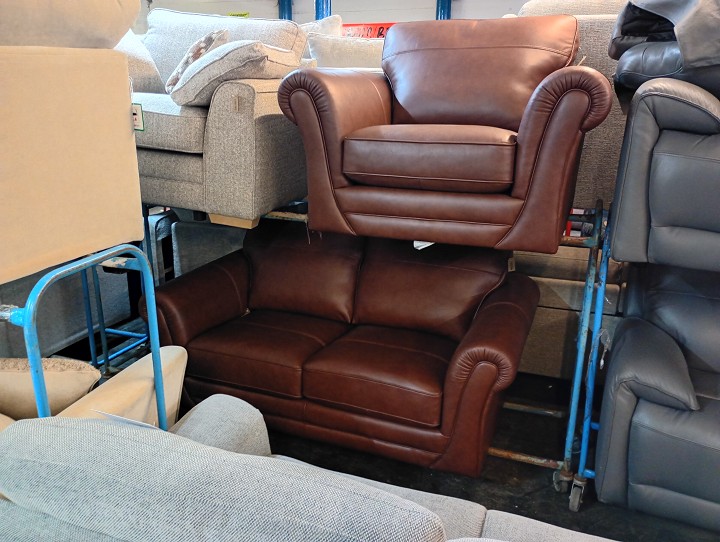 Sofa #1243 at Alec's clearance warehouse, Bolton