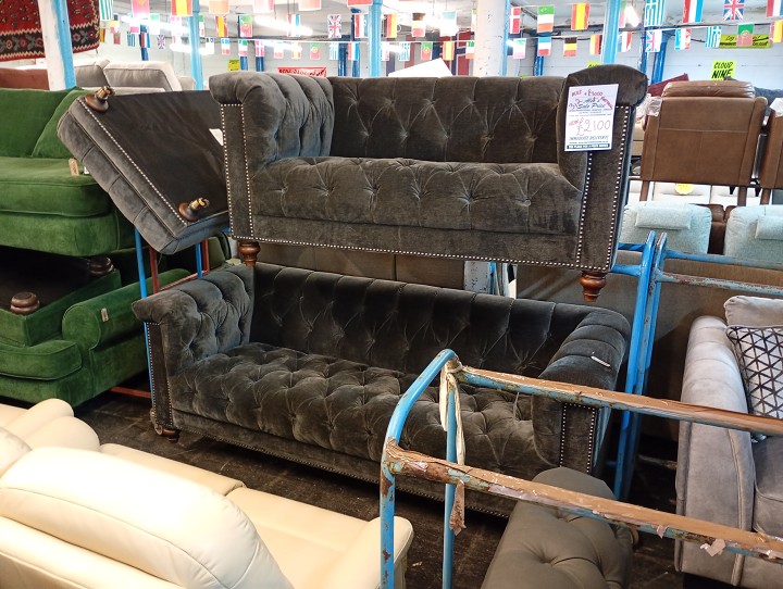 Sofa #1198 at Alec's clearance warehouse, Bolton