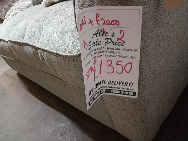 Sofa #1094 at Alec's clearance warehouse, Bolton