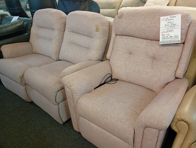 Sofa #1654 at Alec's clearance warehouse, Bolton