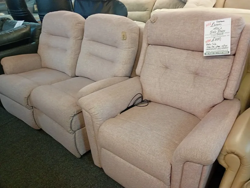 Sofa #1495 at Alec's clearance warehouse, Bolton