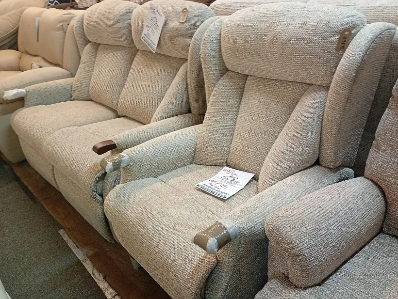 Sofa #1492 at Alec's clearance warehouse, Bolton