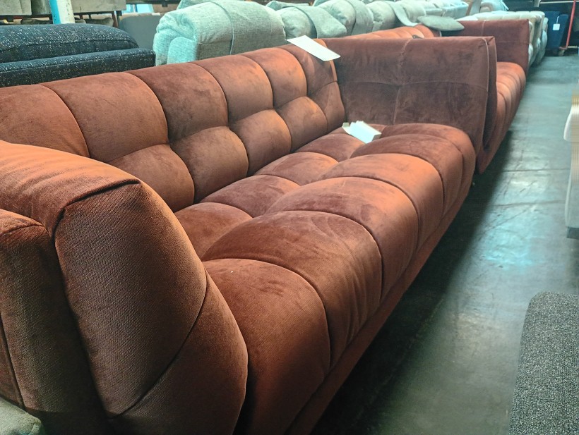 Sofa #1604 at Alec's clearance warehouse, Bolton