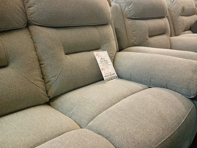 Sofa #1568 at Alec's clearance warehouse, Bolton