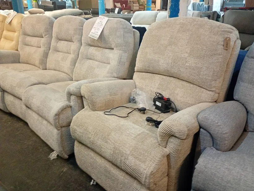 Sofa #1555 at Alec's clearance warehouse, Bolton
