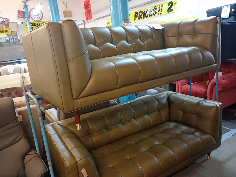 Sofa #1517 at Alec's clearance warehouse, Bolton